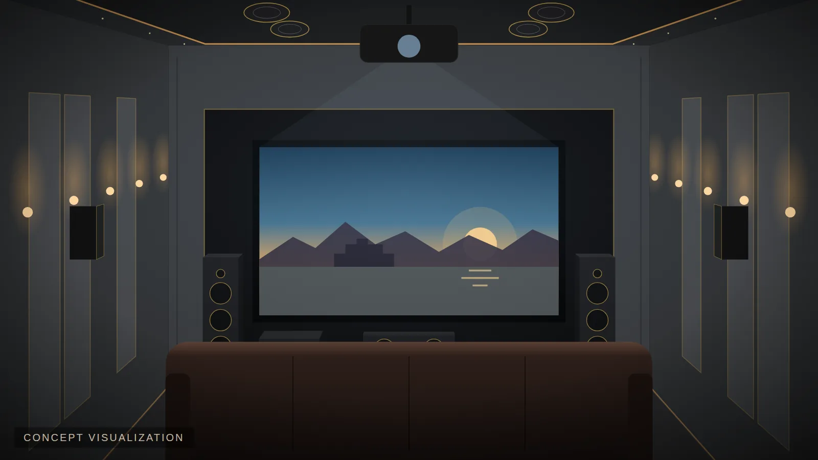 Best Projector Screen Size for Home Theater